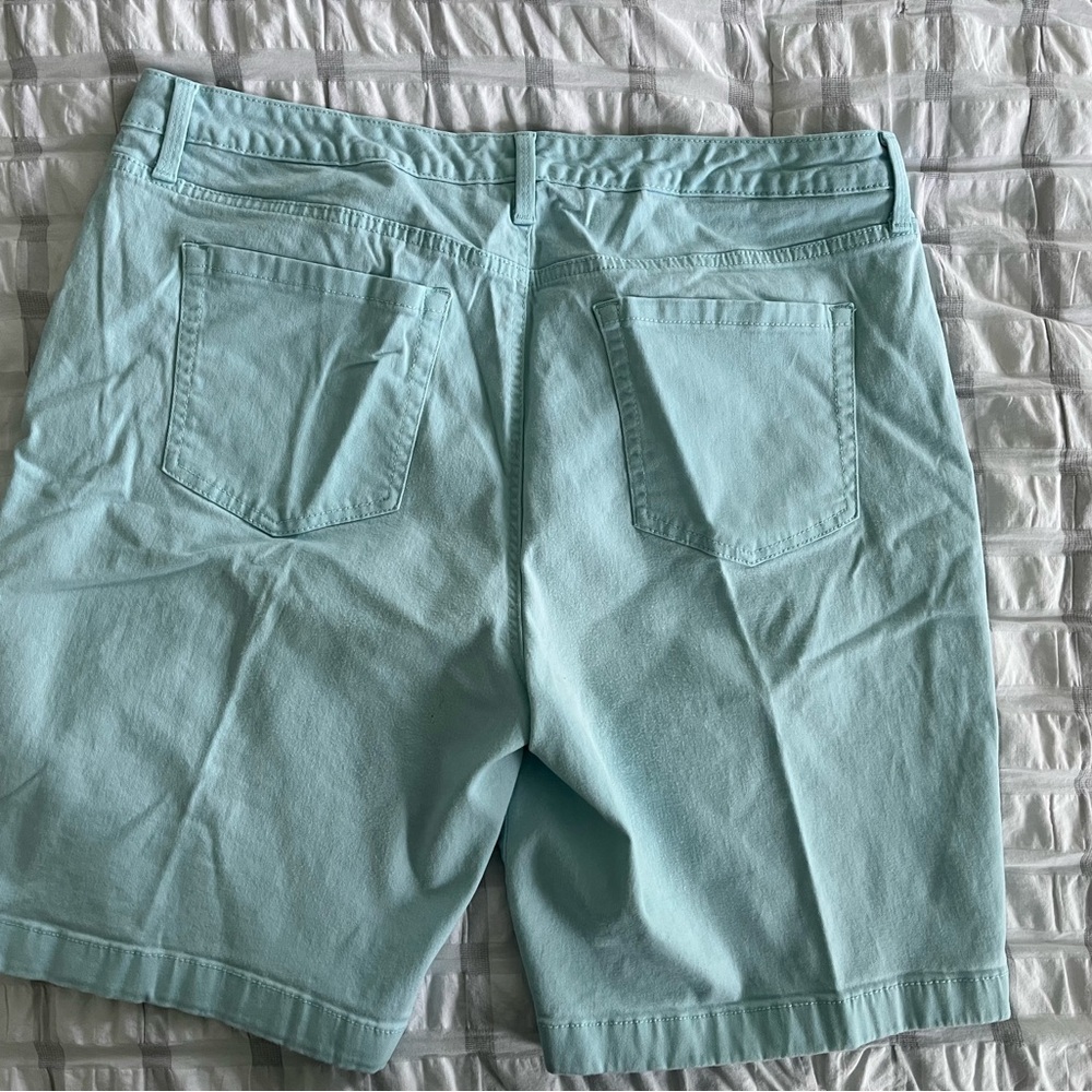 Women’s Light Aqua Shorts Size 16 - Picture 6 of 8